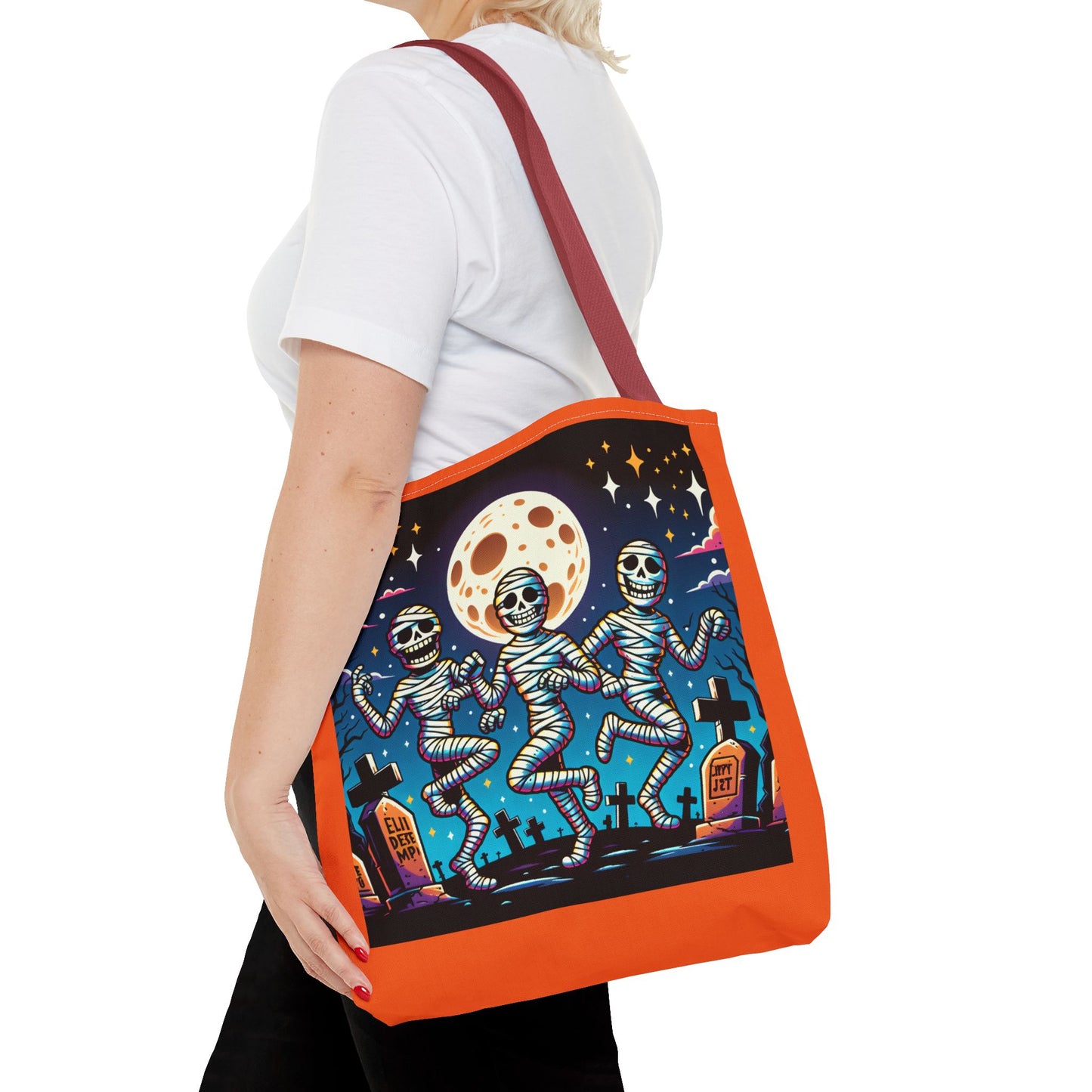 Halloween Dancing Mummies Tote Bag