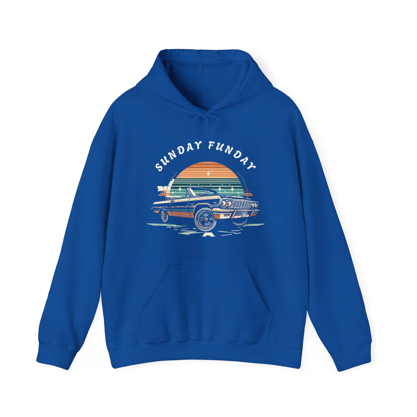 Sunday Funday Lowrider Unisex Heavy Blend™ Hooded Sweatshirt