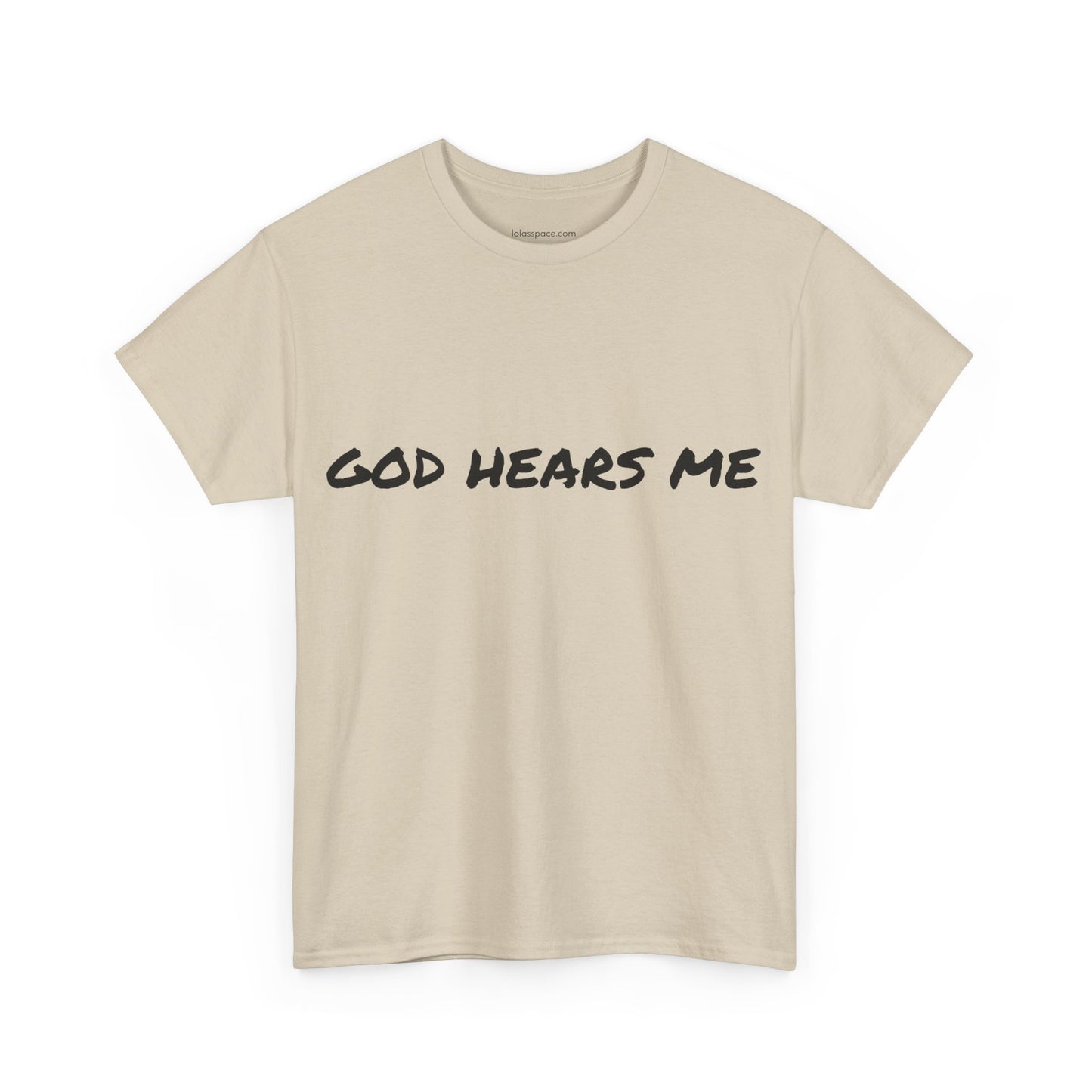 God Hears Me Unisex Heavy Cotton Tee