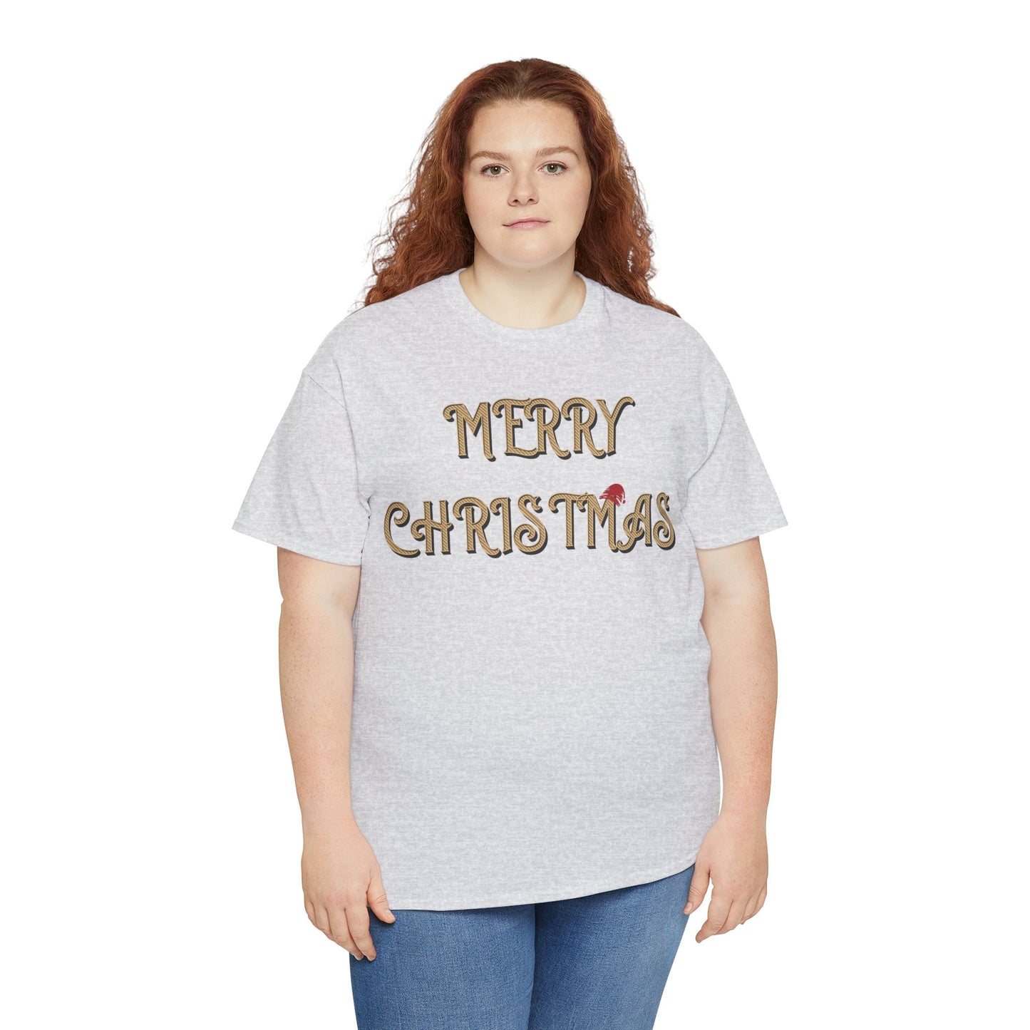 Merry Christmas Unisex Heavy Cotton Tee