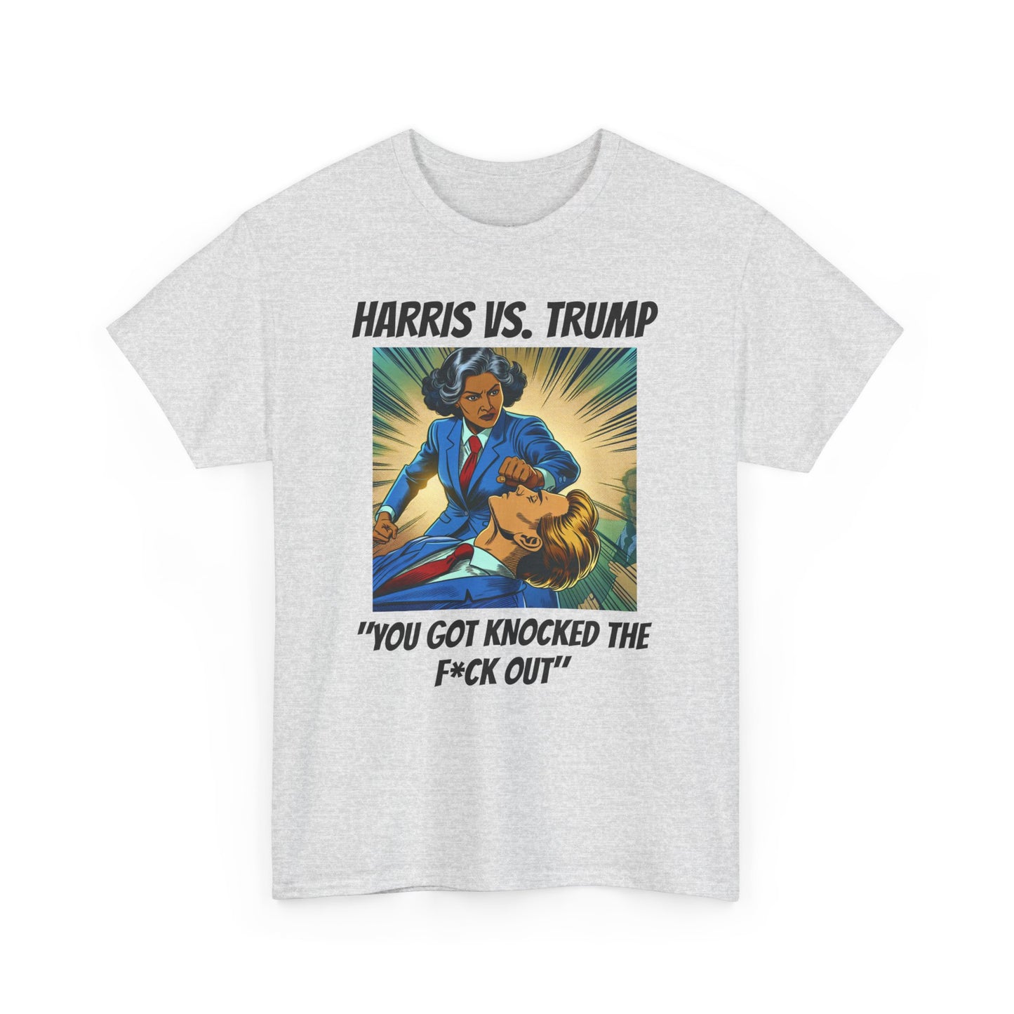 Harris vs Trump Unisex Heavy Cotton Tee