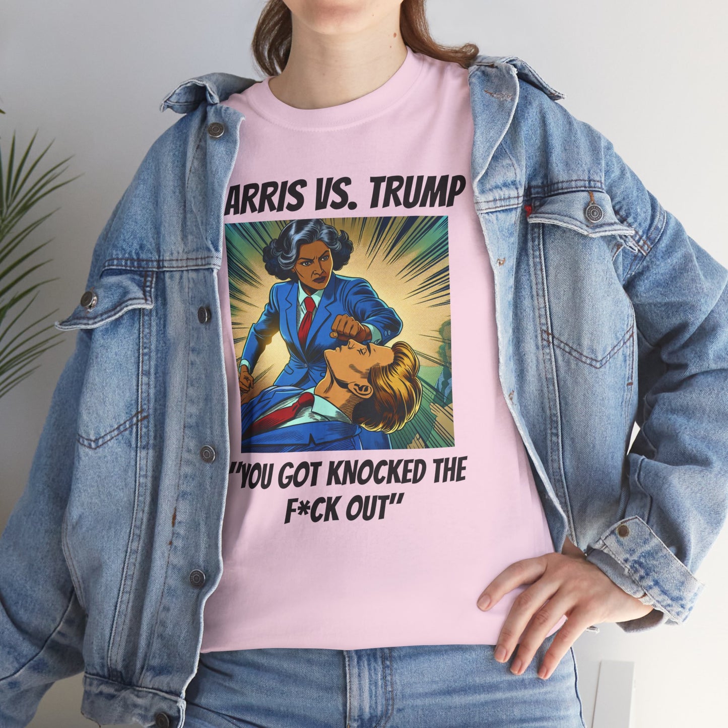 Harris vs Trump Unisex Heavy Cotton Tee