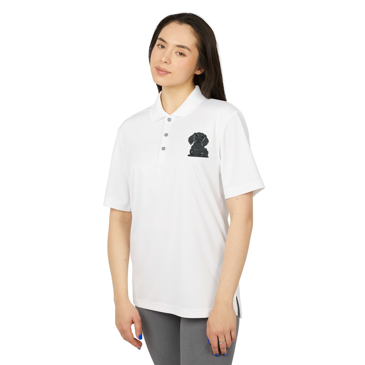 adidas Performance Polo Shirt - Lola's Space Design, Unisex