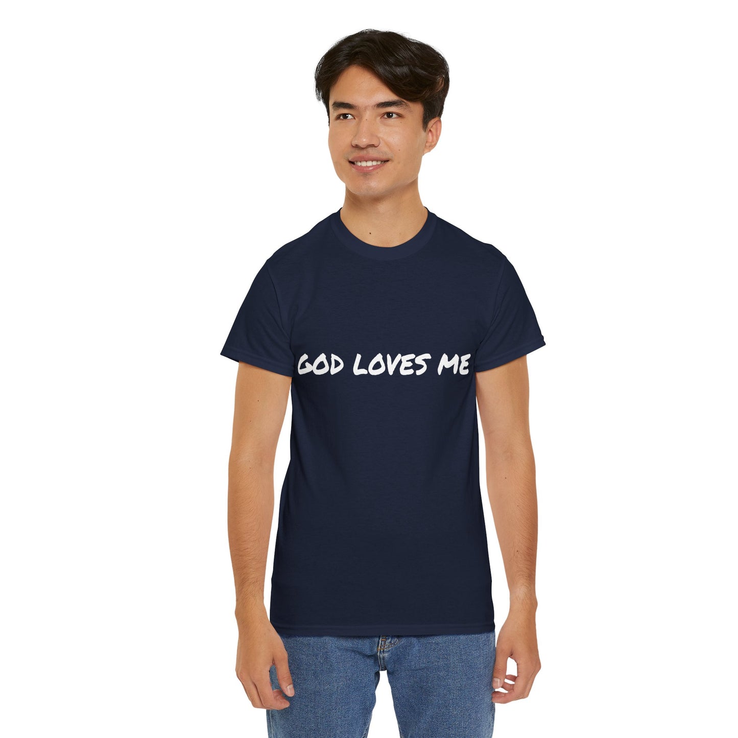 God Loves Me Unisex Heavy Cotton Tee