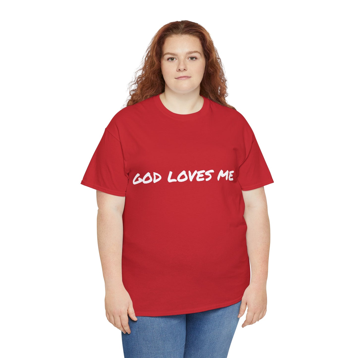 God Loves Me Unisex Heavy Cotton Tee