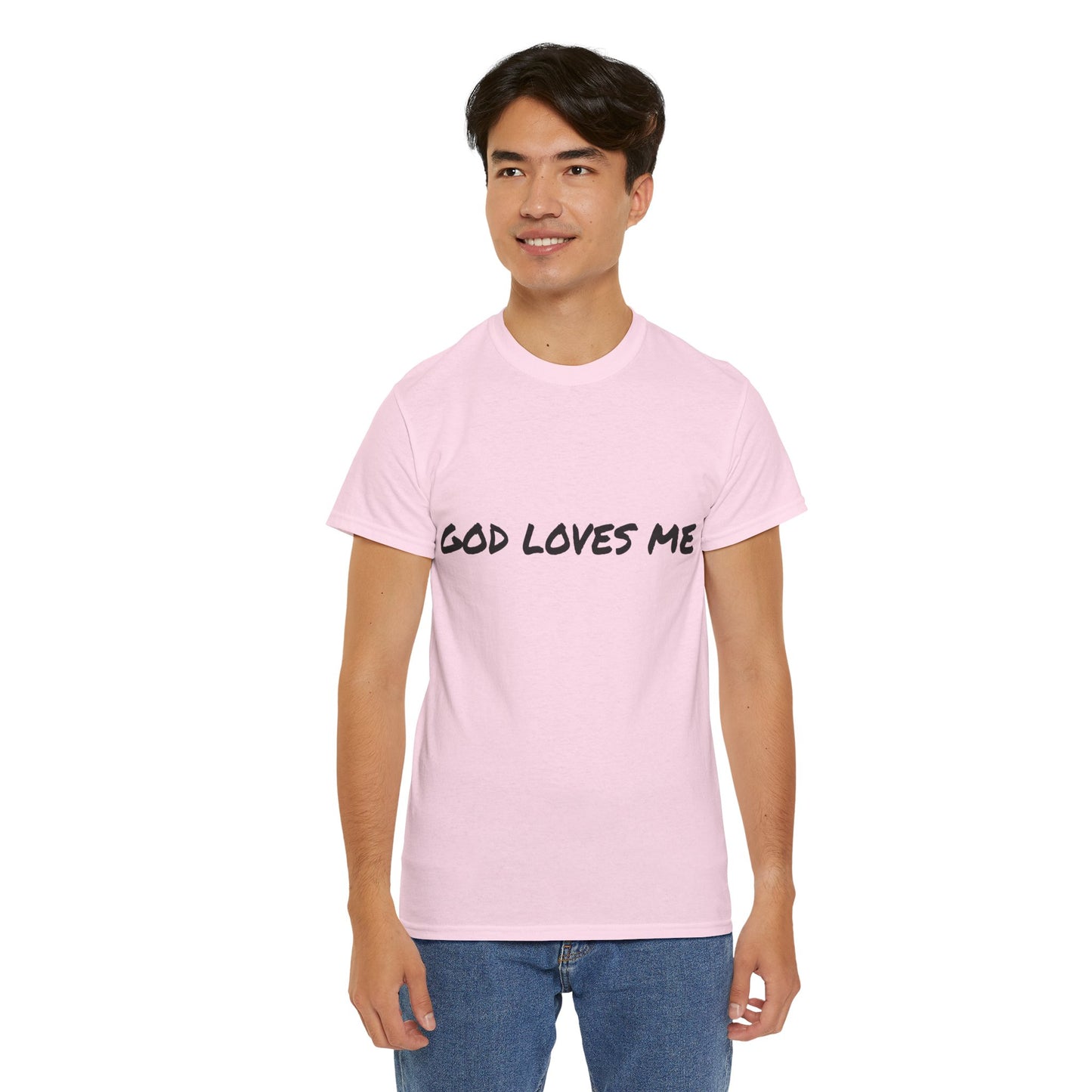 God Loves Me Unisex Heavy Cotton Tee