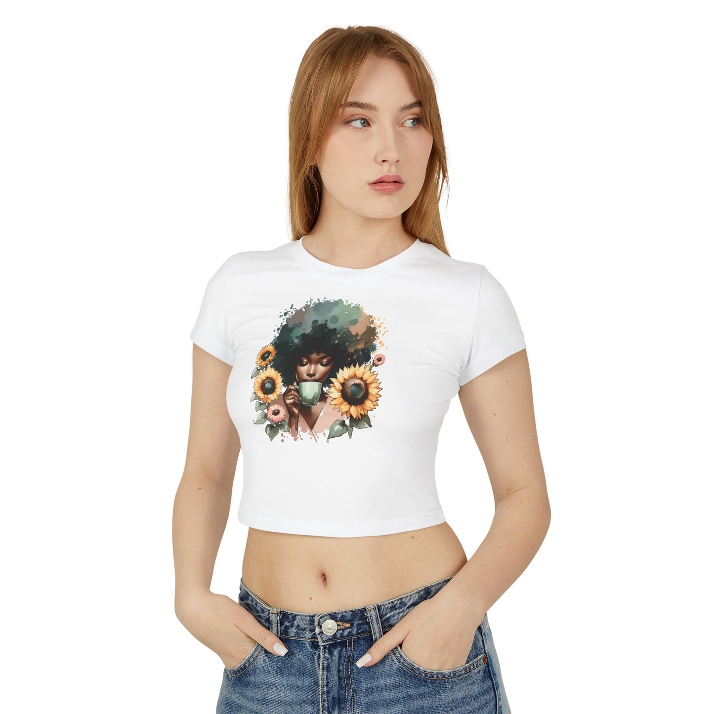 Sunflowers And Coffee T-Shirt for Women