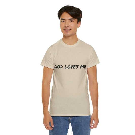 God Loves Me Unisex Heavy Cotton Tee