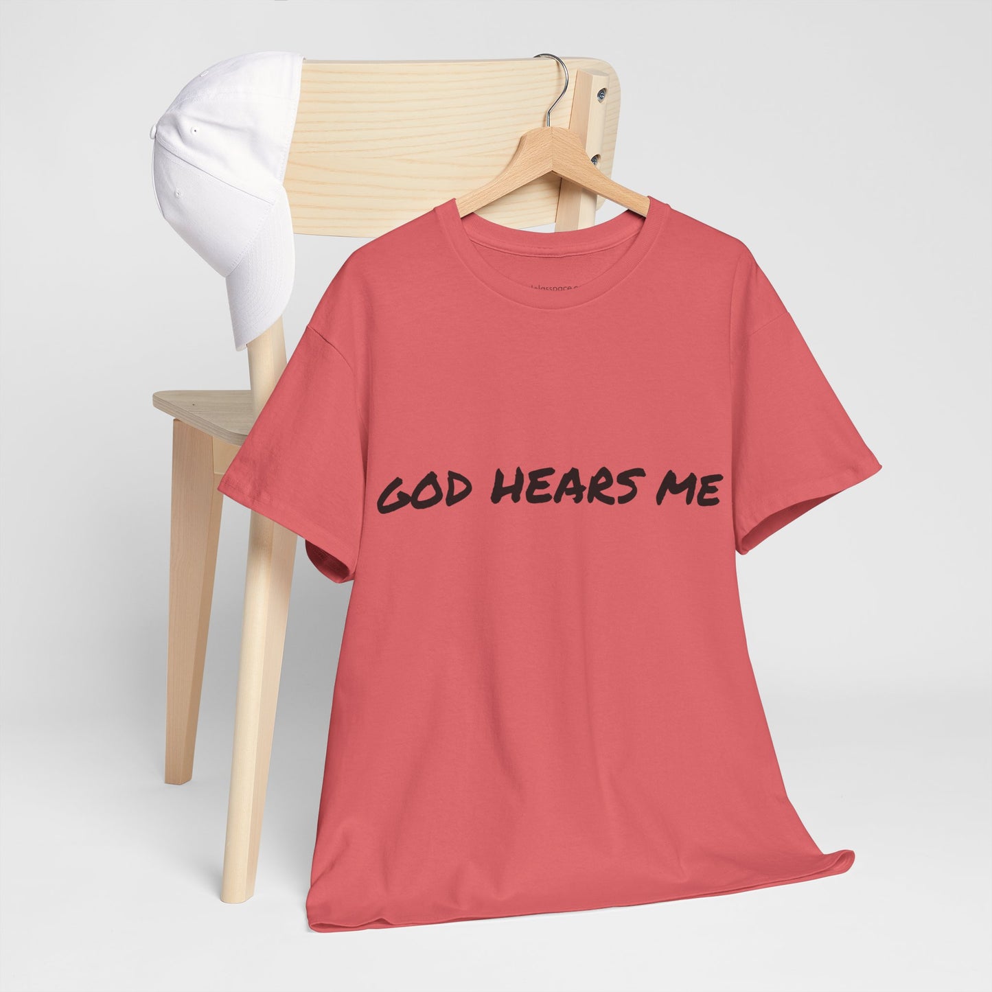 God Hears Me Unisex Heavy Cotton Tee