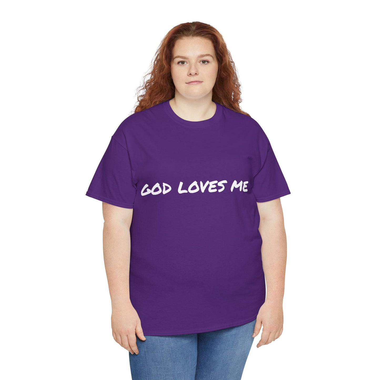 God Loves Me Unisex Heavy Cotton Tee