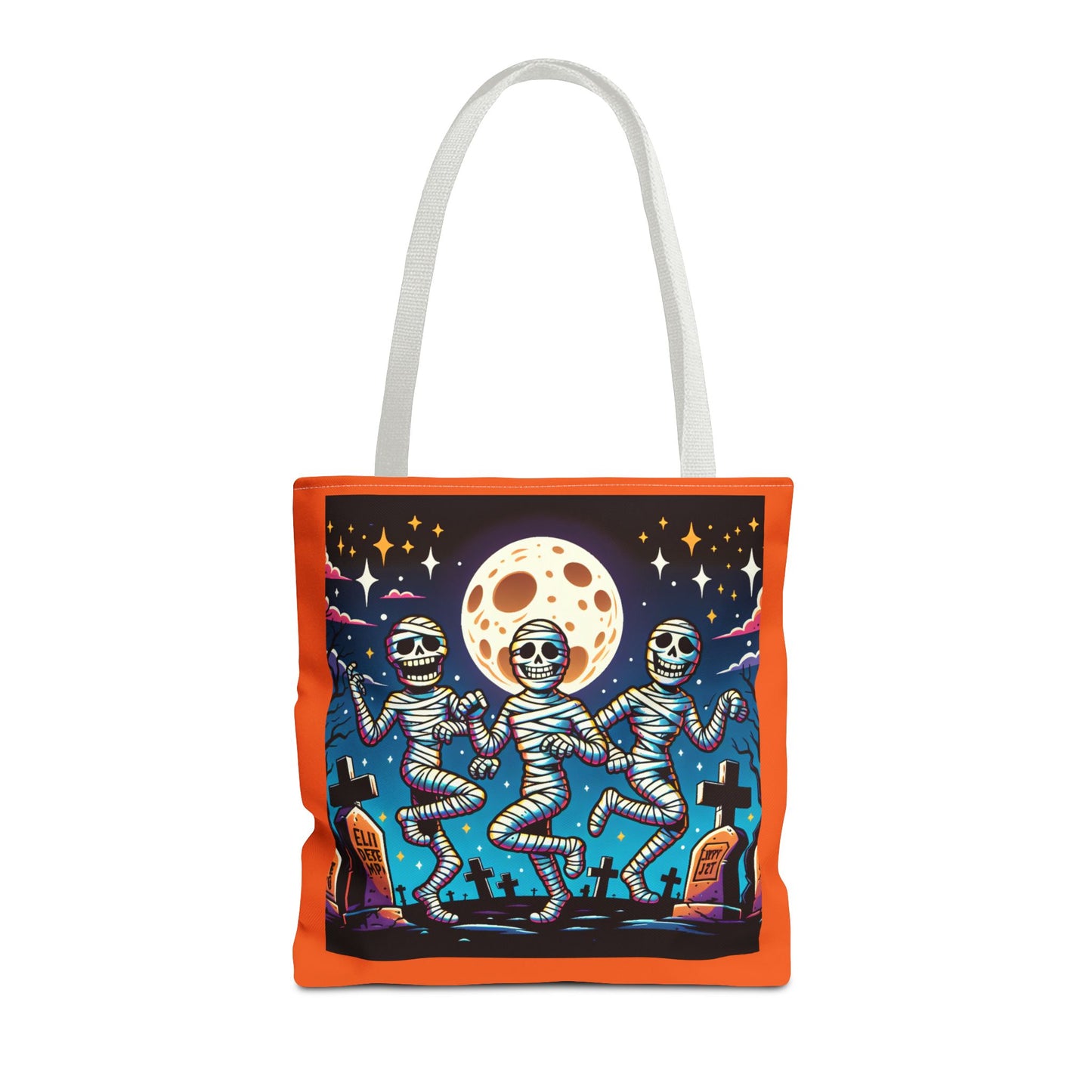 Halloween Dancing Mummies Tote Bag