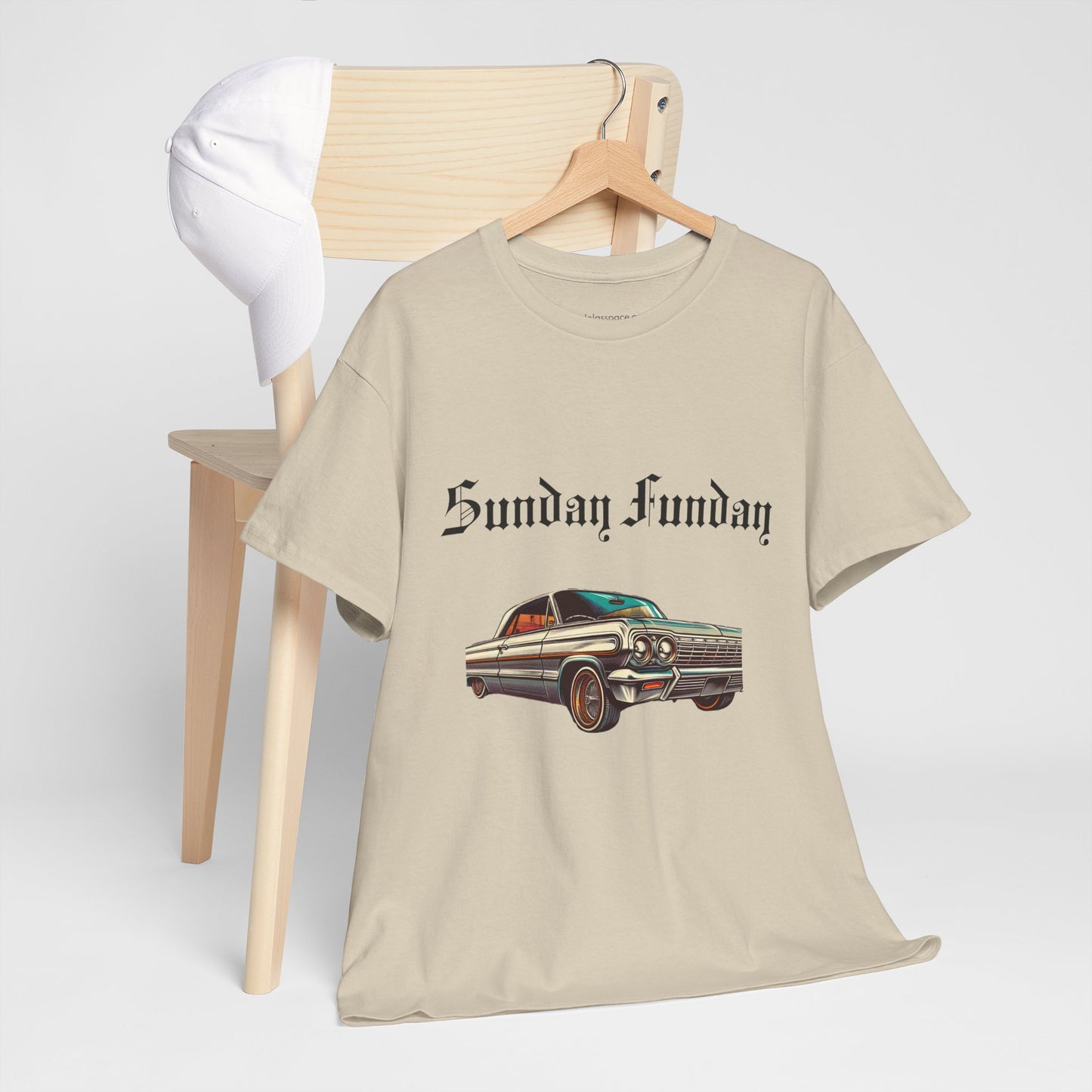 Sunday Funday Lowrider Unisex Heavy Cotton Tee