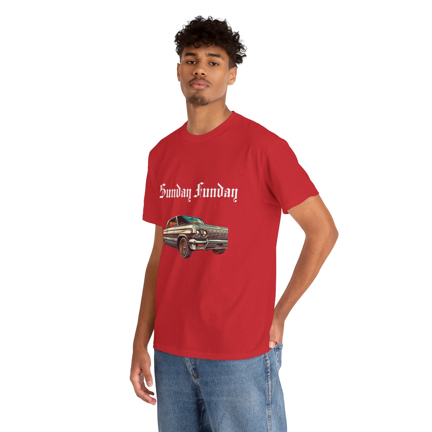 Sunday Funday Lowrider Unisex Heavy Cotton Tee