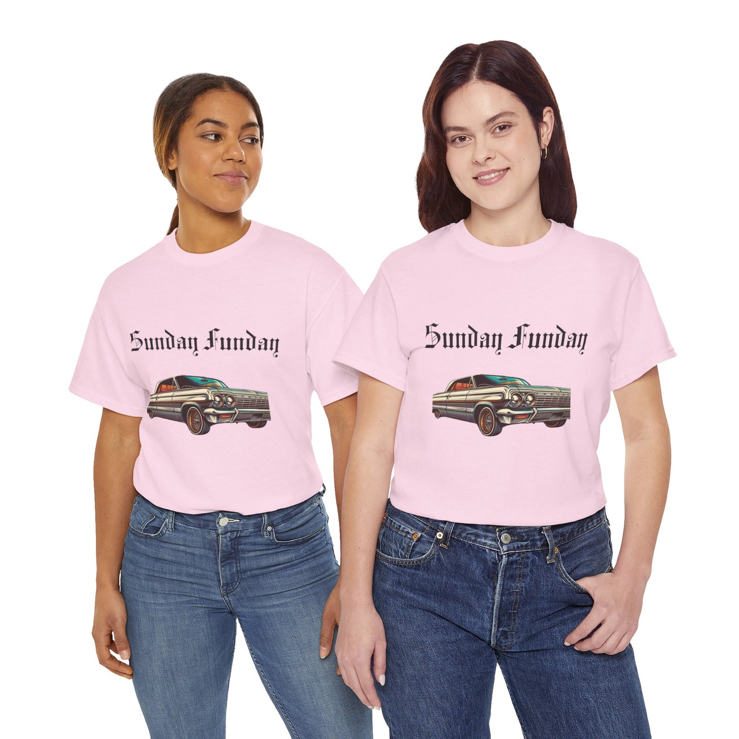 Sunday Funday Lowrider Unisex Heavy Cotton Tee