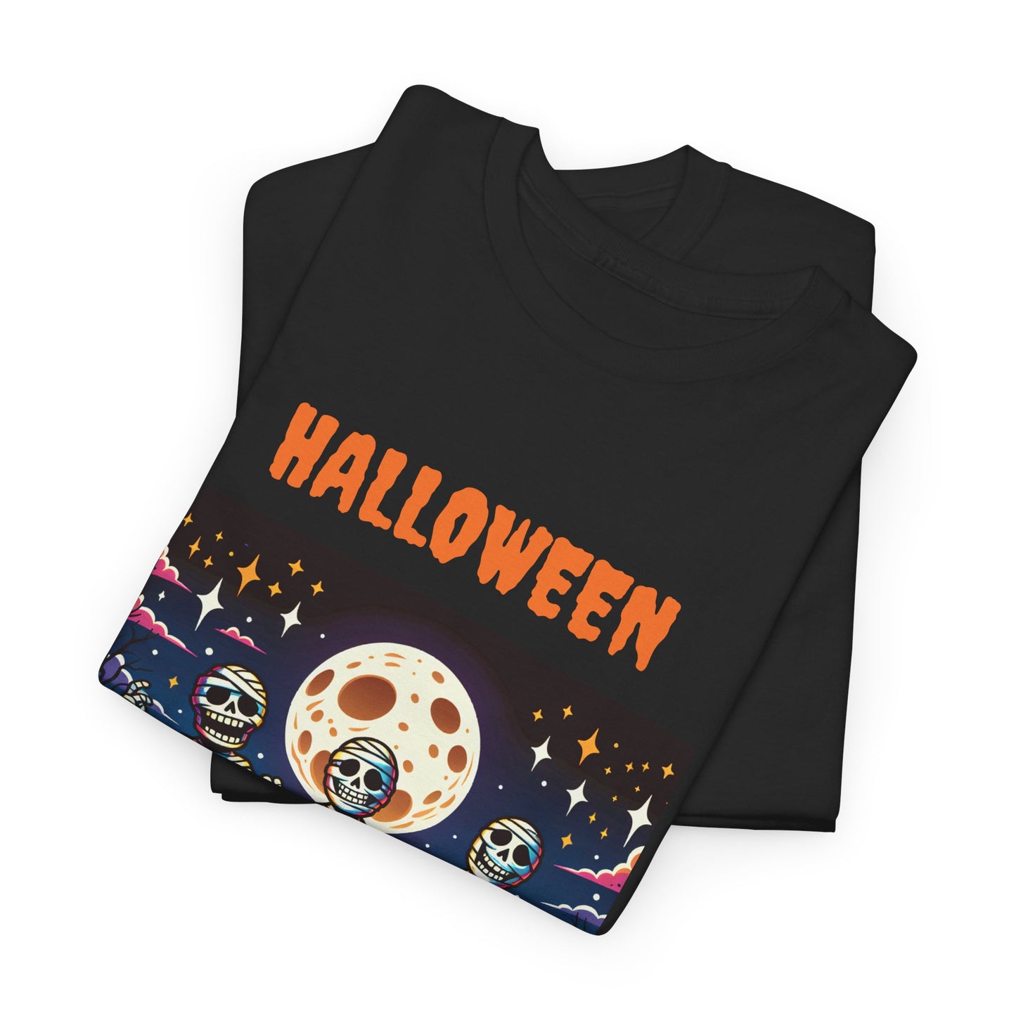 Halloween Graveyard Party Unisex Heavy Cotton Tee