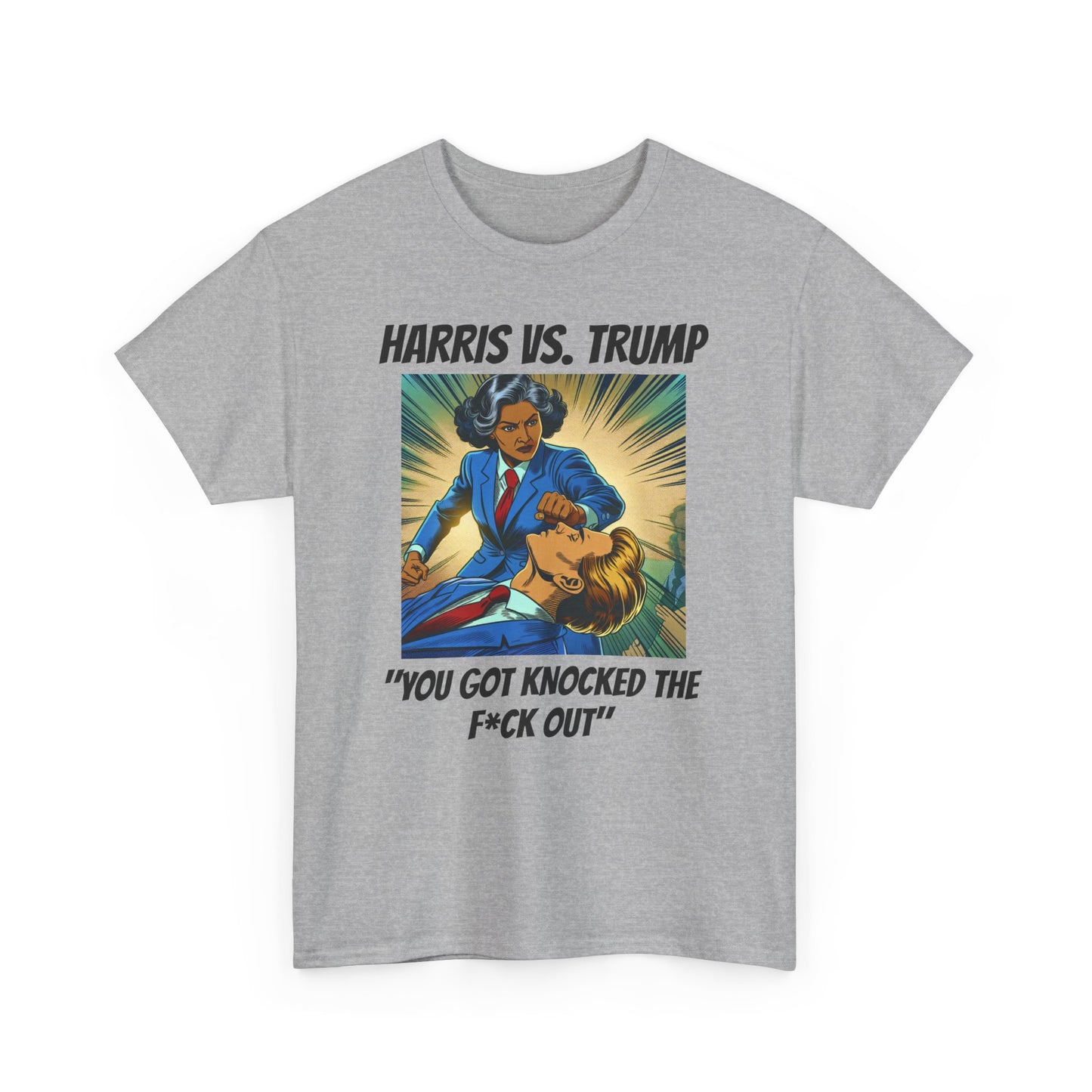 Harris vs Trump Unisex Heavy Cotton Tee