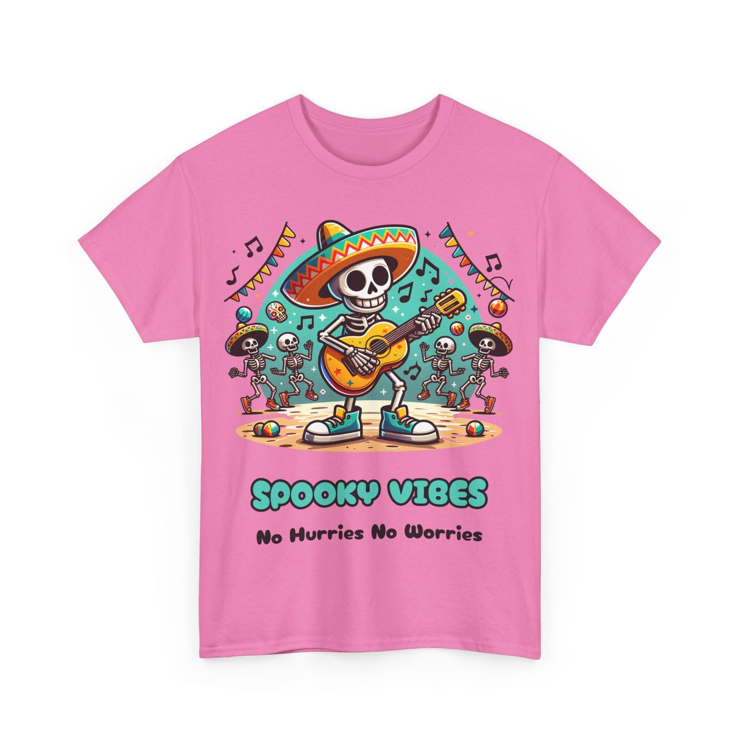 Halloween Spooky Vibes Unisex Heavy Cotton Tee