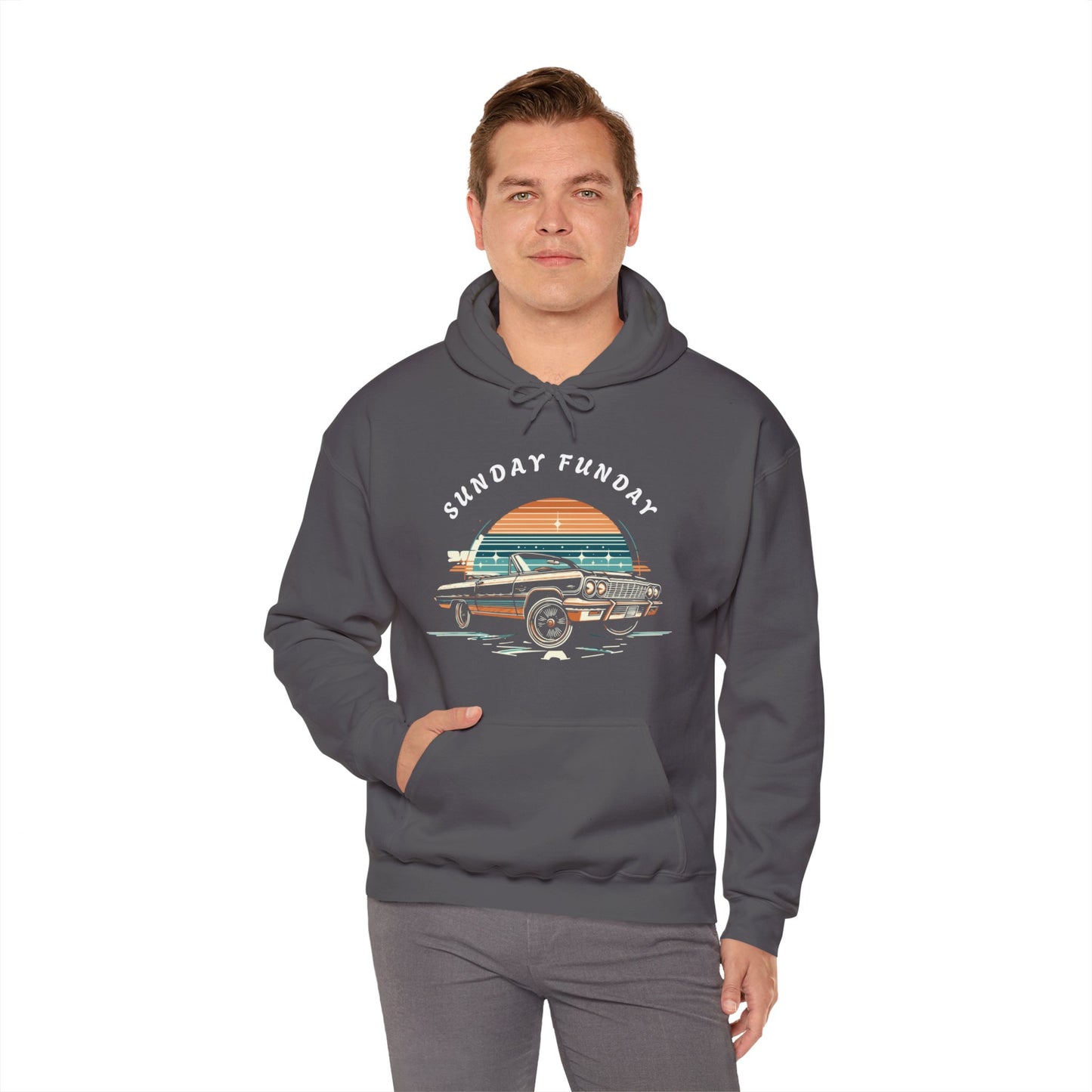 Sunday Funday Lowrider Unisex Heavy Blend™ Hooded Sweatshirt