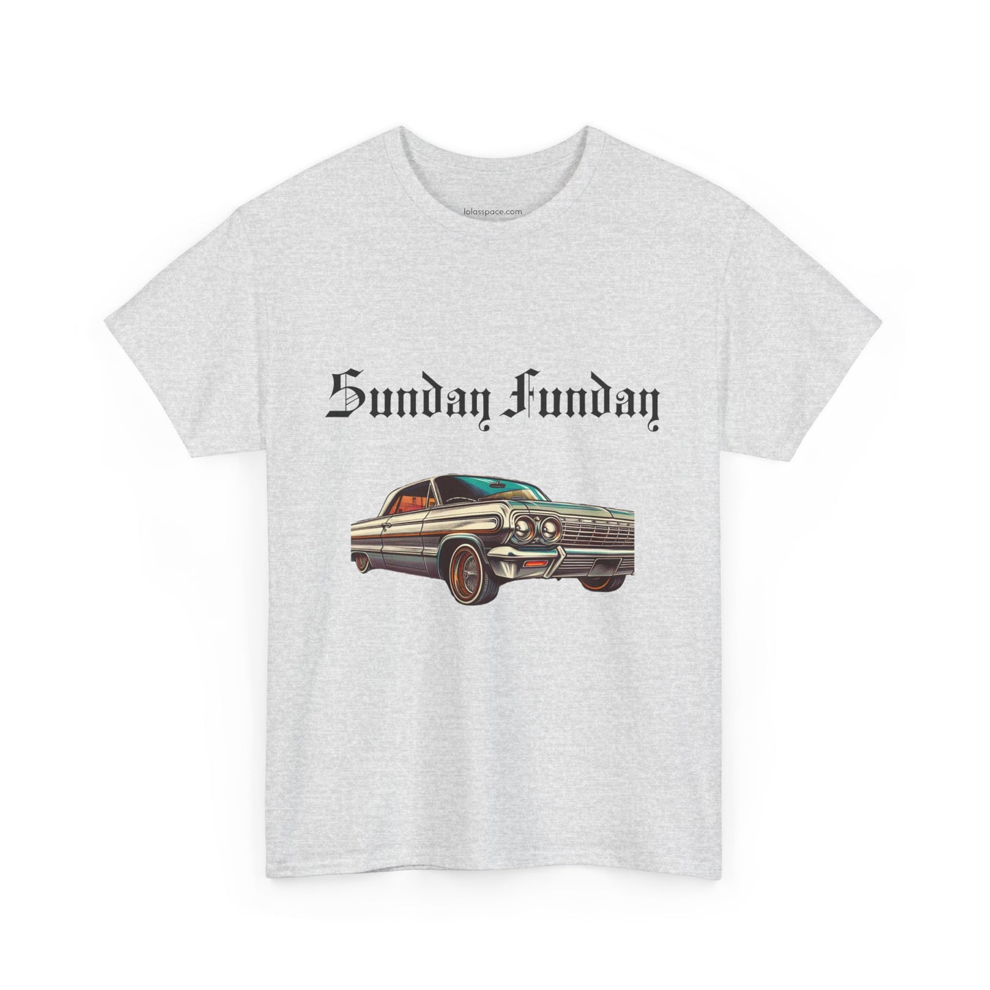 Sunday Funday Lowrider Unisex Heavy Cotton Tee